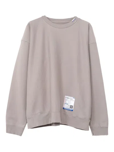 In・stru(men-tal) Crew-neck Sweatshirt In Gray