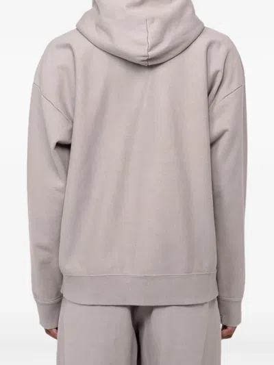 In・stru(men-tal) French-terry Hoodie In Gray