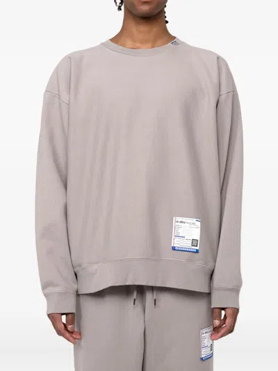 In・stru(men-tal) Crew-neck Sweatshirt In Gray