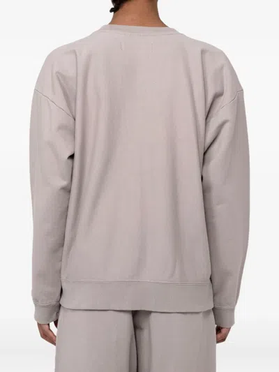 In・stru(men-tal) Crew-neck Sweatshirt In Gray