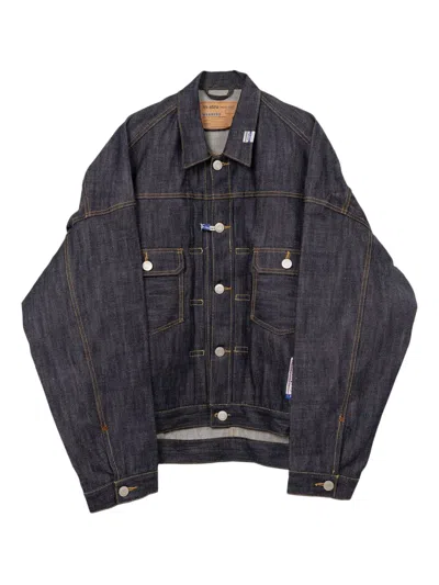 In・stru(men-tal) Selvage Denim Jacket In Blue