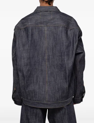 In・stru(men-tal) Selvage Denim Jacket In Blue