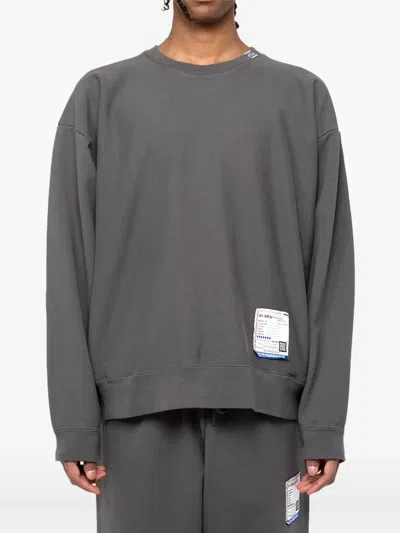 In・stru(men-tal) Logo-patch Sweatshirt In Gray