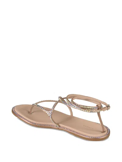 BELEN 晶饰平底凉鞋