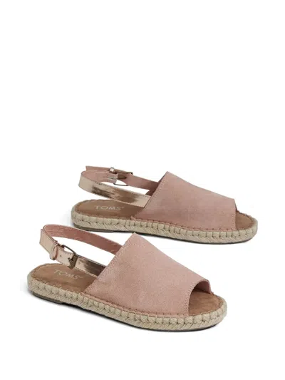 Toms Clara Slingback Espadrilles In Pink