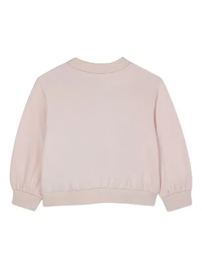 Billieblush Sequin-embellished Graphic Sweatshirt In Pink