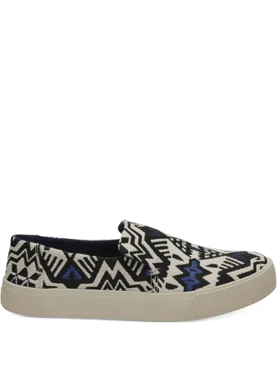 Toms Sunset Geometric-pattern Slip-on Sneakers In Neutral