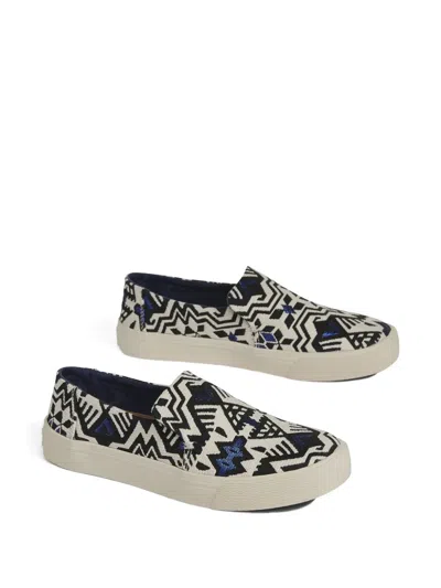 Toms Sunset Geometric-pattern Slip-on Sneakers In Neutral