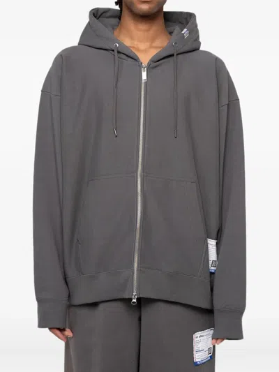 In・stru(men-tal) Zip-up Hoodie In Gray