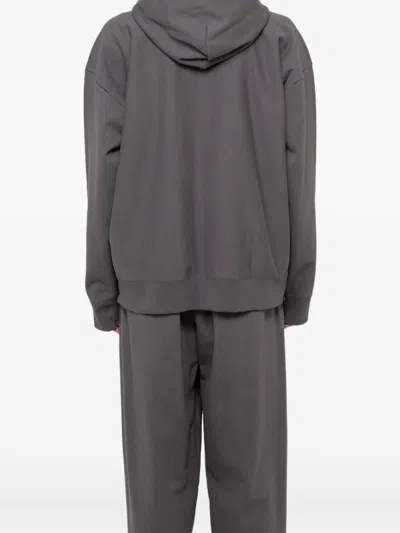 In・stru(men-tal) Zip-up Hoodie In Gray