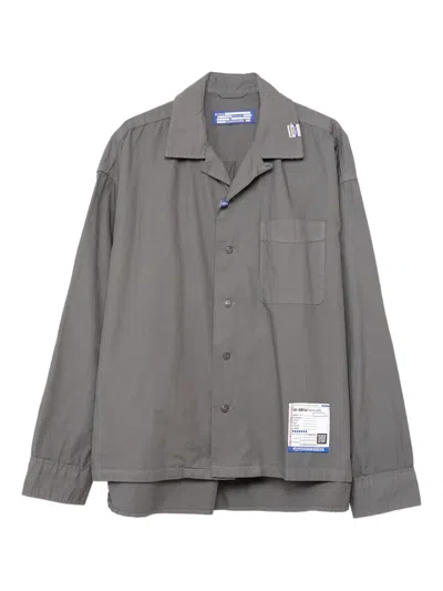 In・stru(men-tal) Long-sleeve Pocket Shirt In Gray