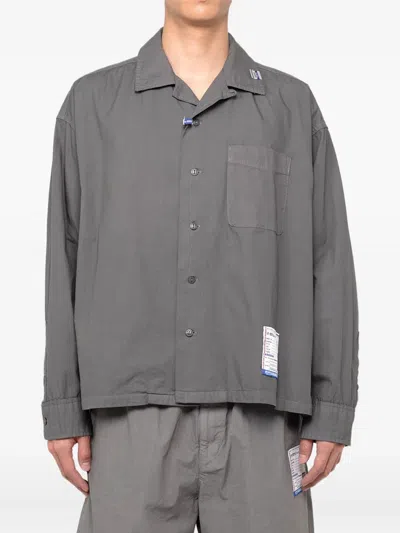In・stru(men-tal) Long-sleeve Pocket Shirt In Gray