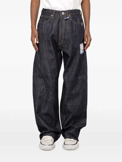 In・stru(men-tal) Selvage Five-pocket Jeans In Blue