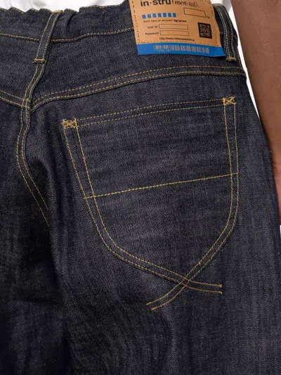 In・stru(men-tal) Selvage Five-pocket Jeans In Blue