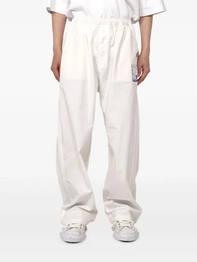 In・stru(men-tal) Elastic-waistband Trousers In Neutral