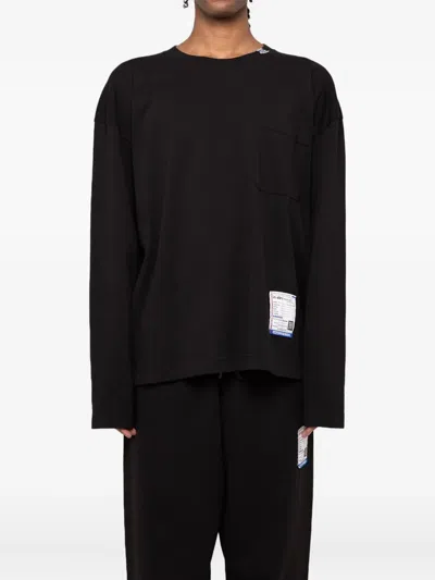 In・stru(men-tal) Pocket Long-sleeve Jersey T-shirt In Black