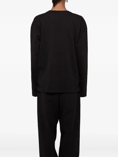 In・stru(men-tal) Pocket Long-sleeve Jersey T-shirt In Black