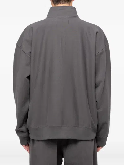 In・stru(men-tal) Half-zip Pullover Sweatshirt In Gray