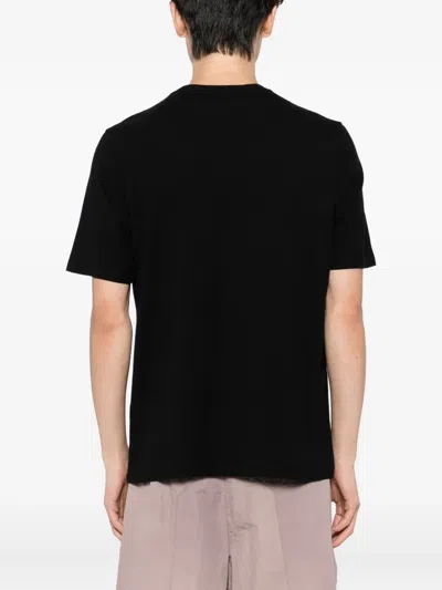Maison Kitsuné Maison Kitsune Fox Head T Shirt In Black