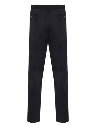 Corneliani Drawstring-waist Trousers In Black