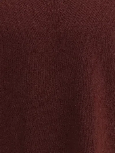 Jil Sander Seamless Sweater In Burgundy