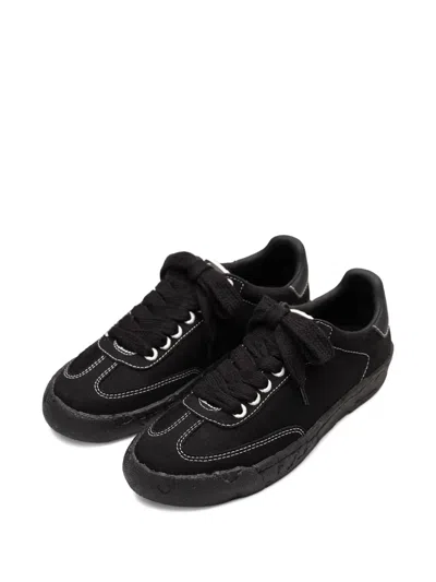 General Scale. Canvas Low-top Sneakers In Black
