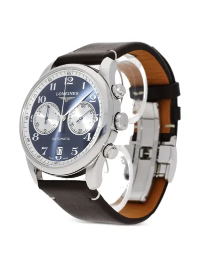 Pre-owned Longines Master Collection 40mm In Blue