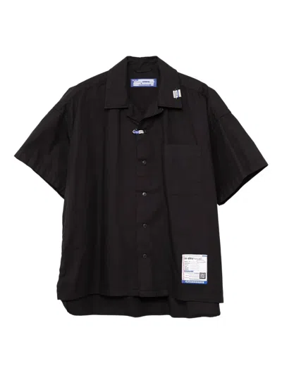 In・stru(men-tal) Logo-patch Shirt In Black