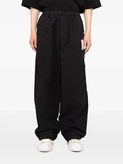 In・stru(men-tal) Light Oxford Easy Trousers In Black