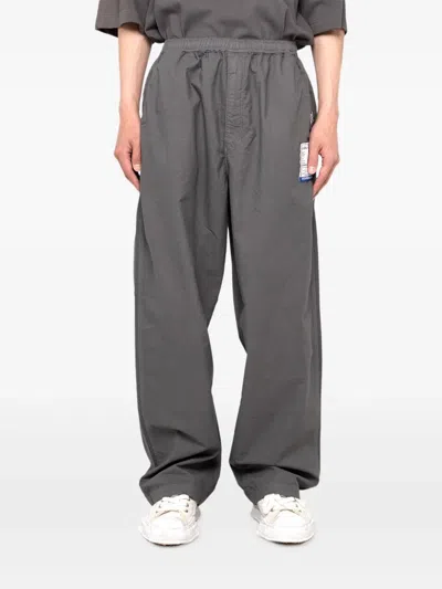 In・stru(men-tal) Light Oxford Easy Trousers In Gray