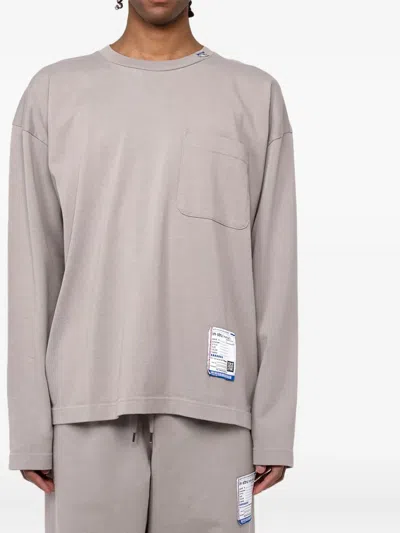 In・stru(men-tal) Pocket Long-sleeve T-shirt In Gray