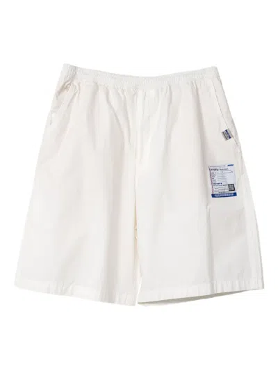 In・stru(men-tal) Pocket-detail Elasticated Shorts In White