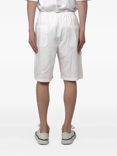 In・stru(men-tal) Pocket-detail Elasticated Shorts In White