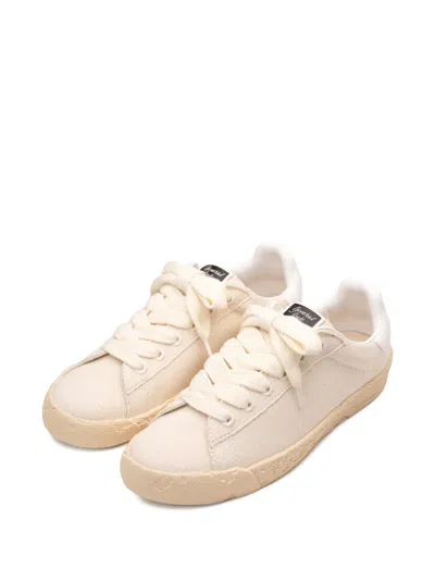 General Scale. Low-top Canvas Sneakers In White