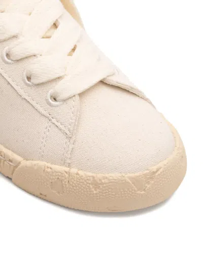 General Scale. Low-top Canvas Sneakers In White