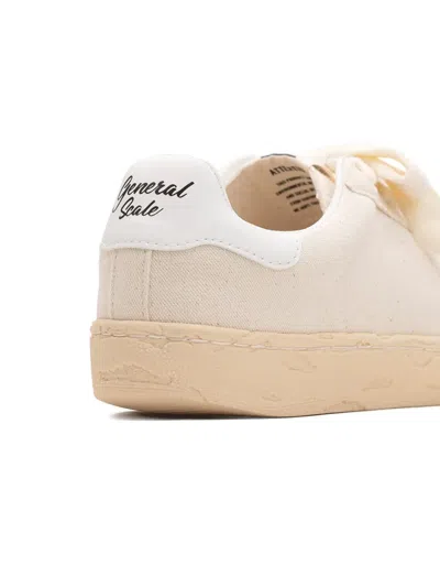 General Scale. Low-top Canvas Sneakers In White