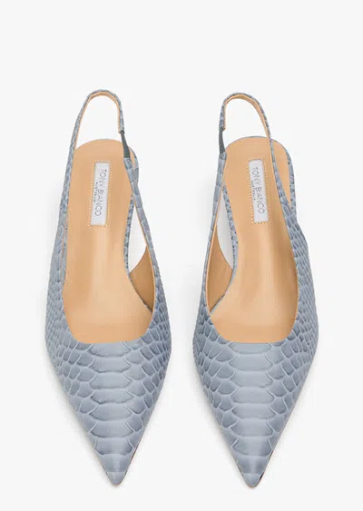 Tony Bianco Catie Denim Python In Blue