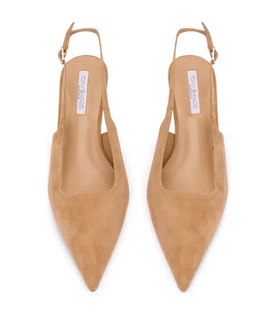 Tony Bianco Crush Slingback Pointed Toe Kitten Heel Pump In Multi