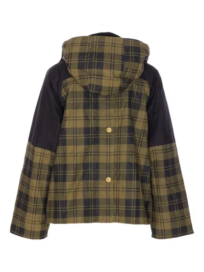 Barbour Elaine Showerproof Jacket Hood In Multi