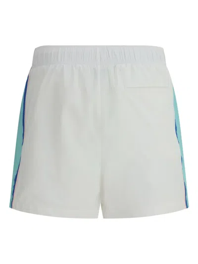 Casablanca Windbreaker Shorts In White