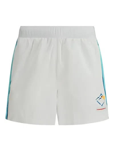 Casablanca Windbreaker Shorts In White