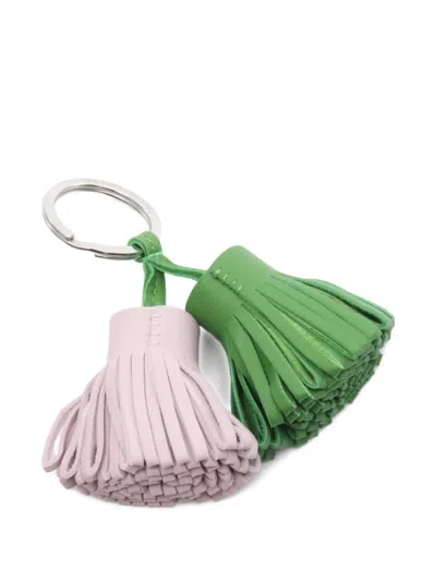 Pre-owned Hermes 2020s Lambskin Tassel Charm In Pink