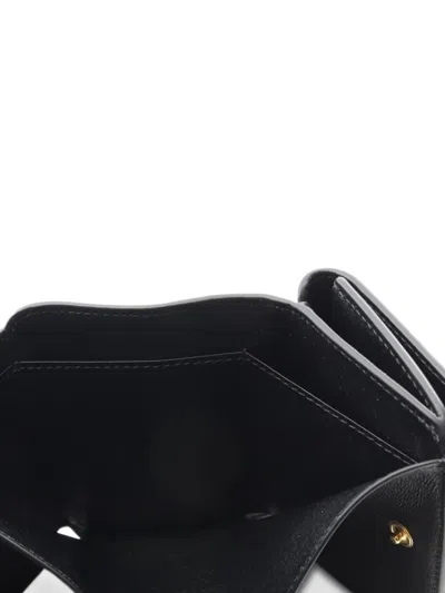 Pre-owned Balenciaga 2023 Trifold Leather Wallet In Black