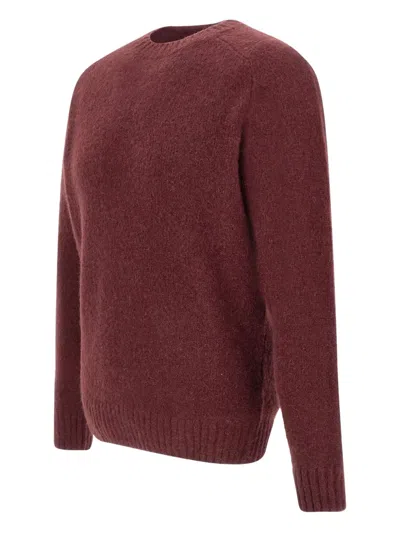 Filippo De Laurentiis Girocollo Manica A Martello In Burgundy