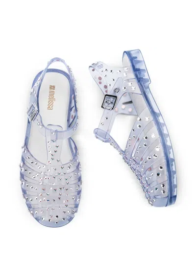Melissa Crystal-embellished Jelly Sandals In Multi