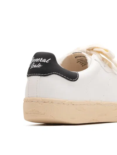 General Scale. Mixed-material Low-top Sneakers In White