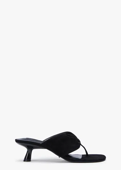 Tony Bianco Kailey Black Suede In Black