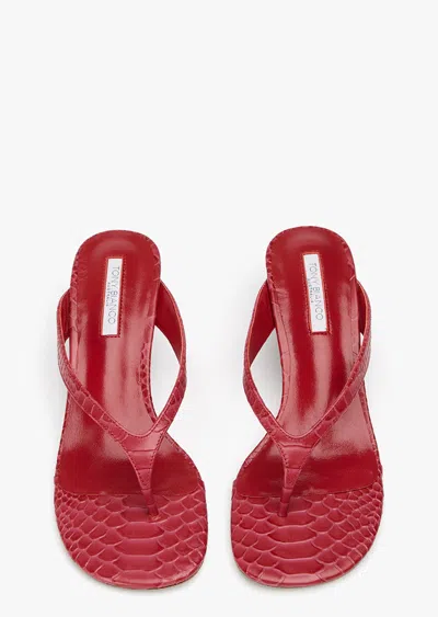 Tony Bianco Krista Scarlet Patent
