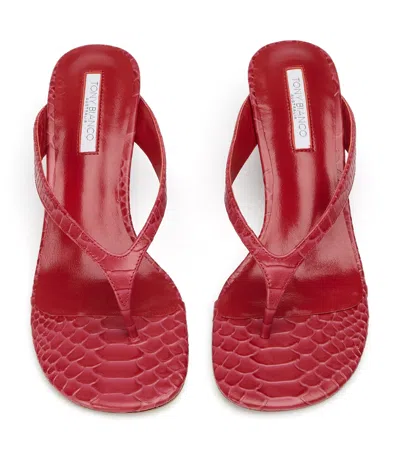 Tony Bianco Krista Scarlet Patent