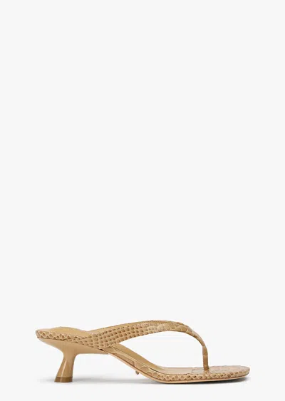 Tony Bianco Krista Tan Python In Brown